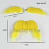 Yellow Old Man Beard and Mustache Party Costume Set
