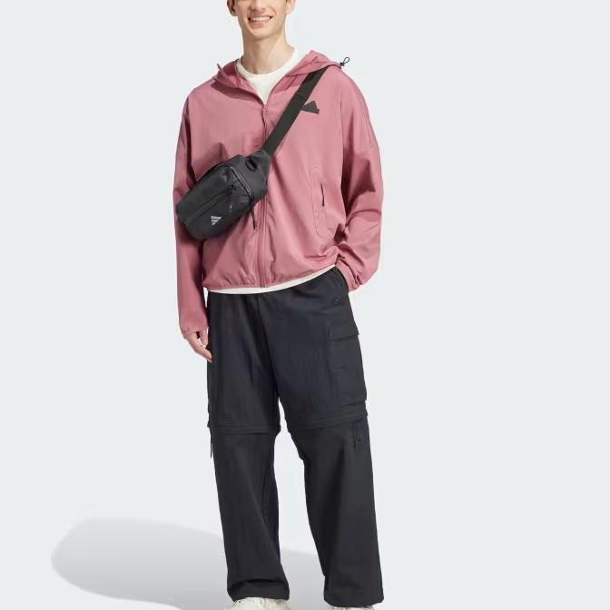 Adidas City Escape Premium Zip-Off Cargo Kalhoty Černé Pánské Streetwear IV7425