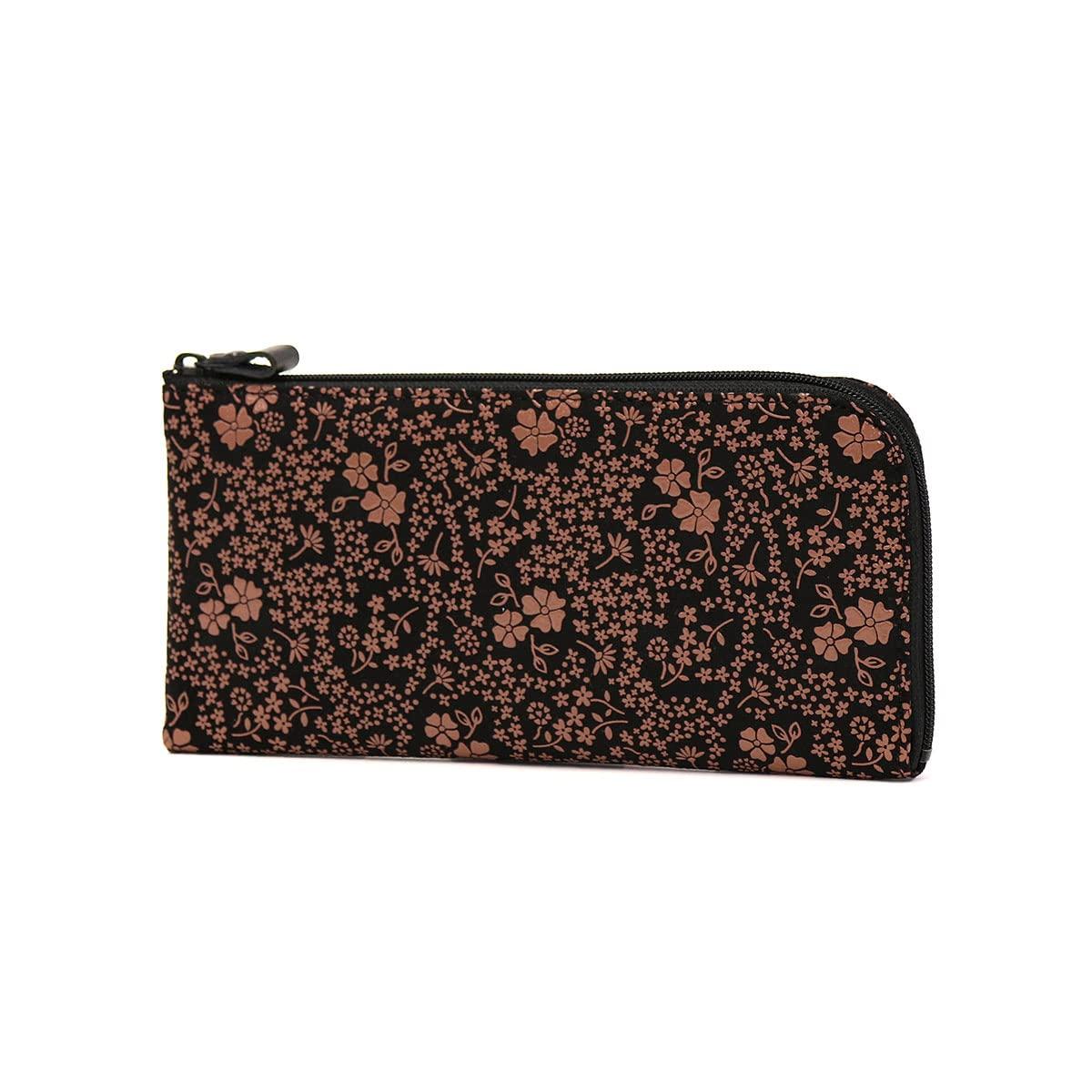 

Bundle A zipper long wallet 2315 American x Pink [Indenya] [Indenya] L-shaped Blue/Black