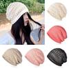 Flowers Summer Beret Cap Hollowed Out Sun Visor Breathable Knitted Hat  Women