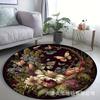Circular Carpet Living Room Carpet Dirt Resistant Coffee Table Mat Anti Slip Hanging Basket Chair Mat