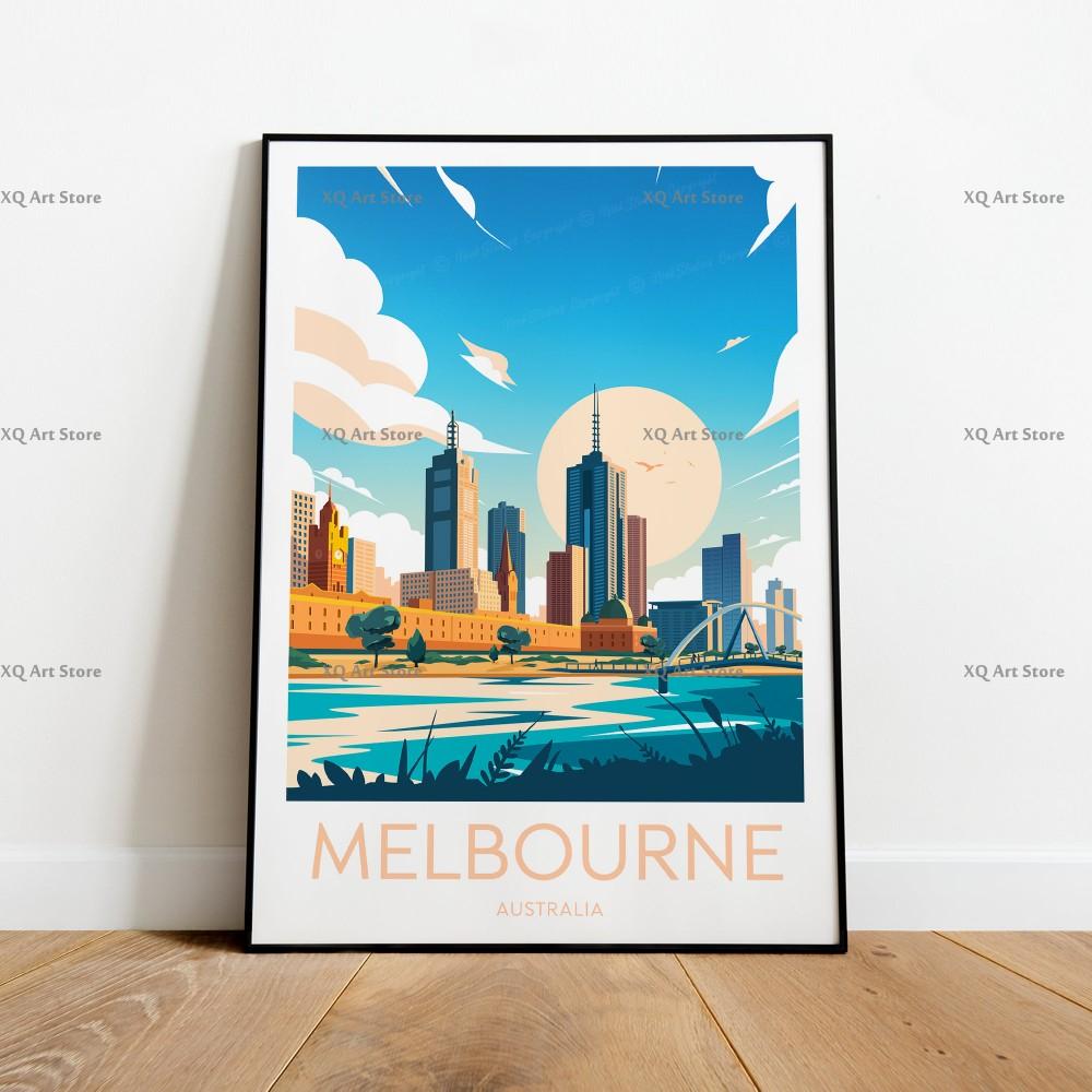 Modern Travel Print Canvas Painting Beautiful Landscape All Kinds Of Cities Poster Wall Art For Living Room Home Decor Frameless