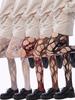 5 Pairs Pack Ripped Cut Out Fishnet Tights Women'S Hollow Mesh Pantyhose Multi Color Set