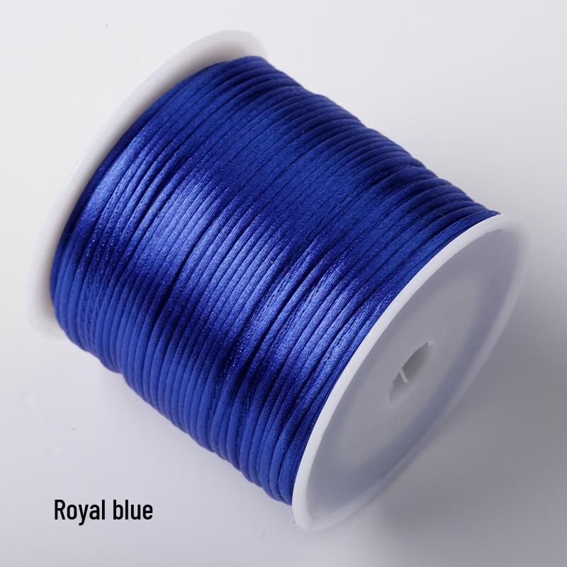 New Small 7# Chinese Knot Rope: Taiwan Silk Red Thread for Weaving Waist Chain