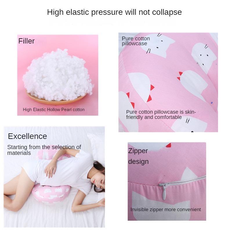 Pregnant Womens Waist Protection Multifunctional U-shaped Pillow SleepingSupplies Pillow Support for Abdominal Side Lying Pillow