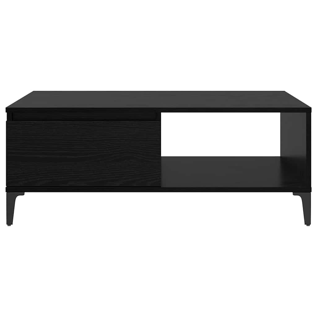 Coffee Table Black Oak Look 90 x 60 x 35 cm Engineered Wood