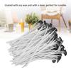100 Pieces 12x1.3cm Pre Waxed Candle Wicks Low Smoke Cotton White for Candle Making DIY