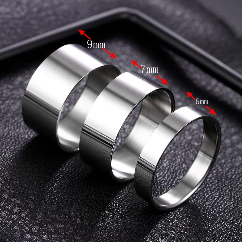 Handgefertigtes Cooles Ring-Set Metall Rohling Ring DIY Schmuck Geschenkherstellung Zubehör Selbstkreation Edelstahlring
