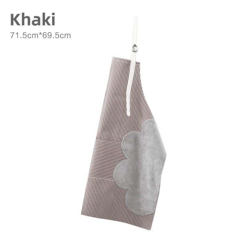 Apron women's home kitchen waterproof and oil-proof gown work clothes men's cooking special belt hand towel