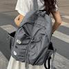 Schoolbag wholesale student high value schoolbag girl large capacity retro Hong Kong style plaid university travel computer backpack