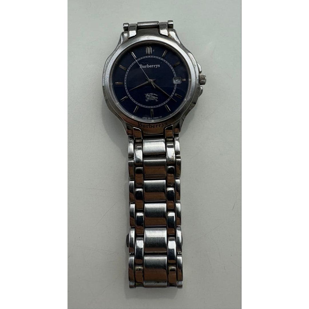 Used Burberry watch navy