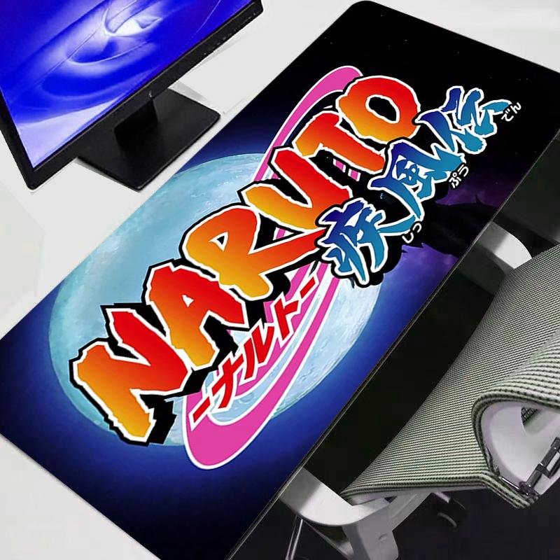 Mouse Pad Naruto XL Lockedge Large Gaming Accessories Computer Gamer Keyboard Mat Desk Mousepad For Csgo Durable