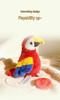 Magnetic Shoulder Plush Toy: Frog, Sloth, Squirrel, Dinosaur, Parrot