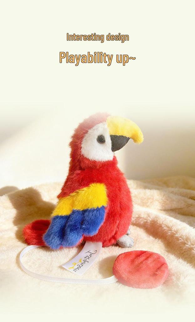 Magnetic Shoulder Plush Toy: Frog, Sloth, Squirrel, Dinosaur, Parrot