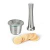 Coffee Capsules Accessories Set with Stainless Steel Spoon Filter Paper and Cleaning Brush for Easy Brewing Maintenance
