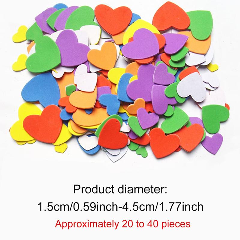 EVA 3D Stickers Children Handmade DIY Material Package Kids Sponge Paper Small Patch with Adhesive Backing Flower Animal TMZ