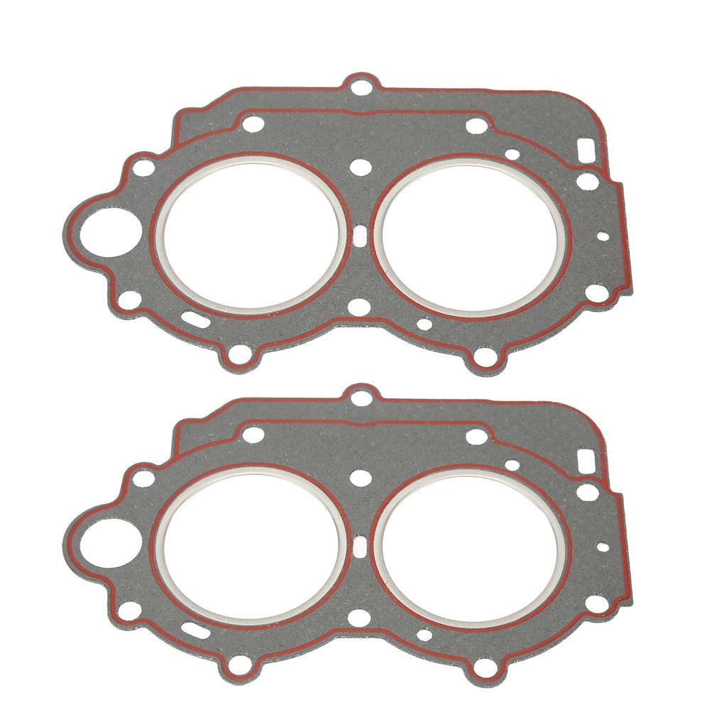 2Pcs Outboard Engine Cylinder Head Gasket Plastic 63V‑11181‑A1 for 2 Stroke 15 HP Boat