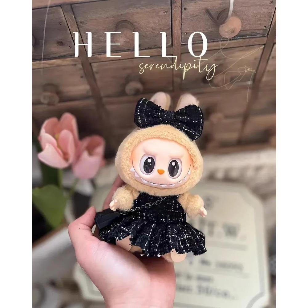 

Комплект одежды для куклы Лабубу Мини Милый Продвинутый роскошный дизайн Макарон 15/17см labubu V1 V2 V3 Одежда для куклы модный дизайнерский бренд Not including dolls.