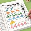 64-Page Math Practice Book for Early Learners Monster Theme Addition & Subtraction Workbook Number Tracing Colorful Math Drills