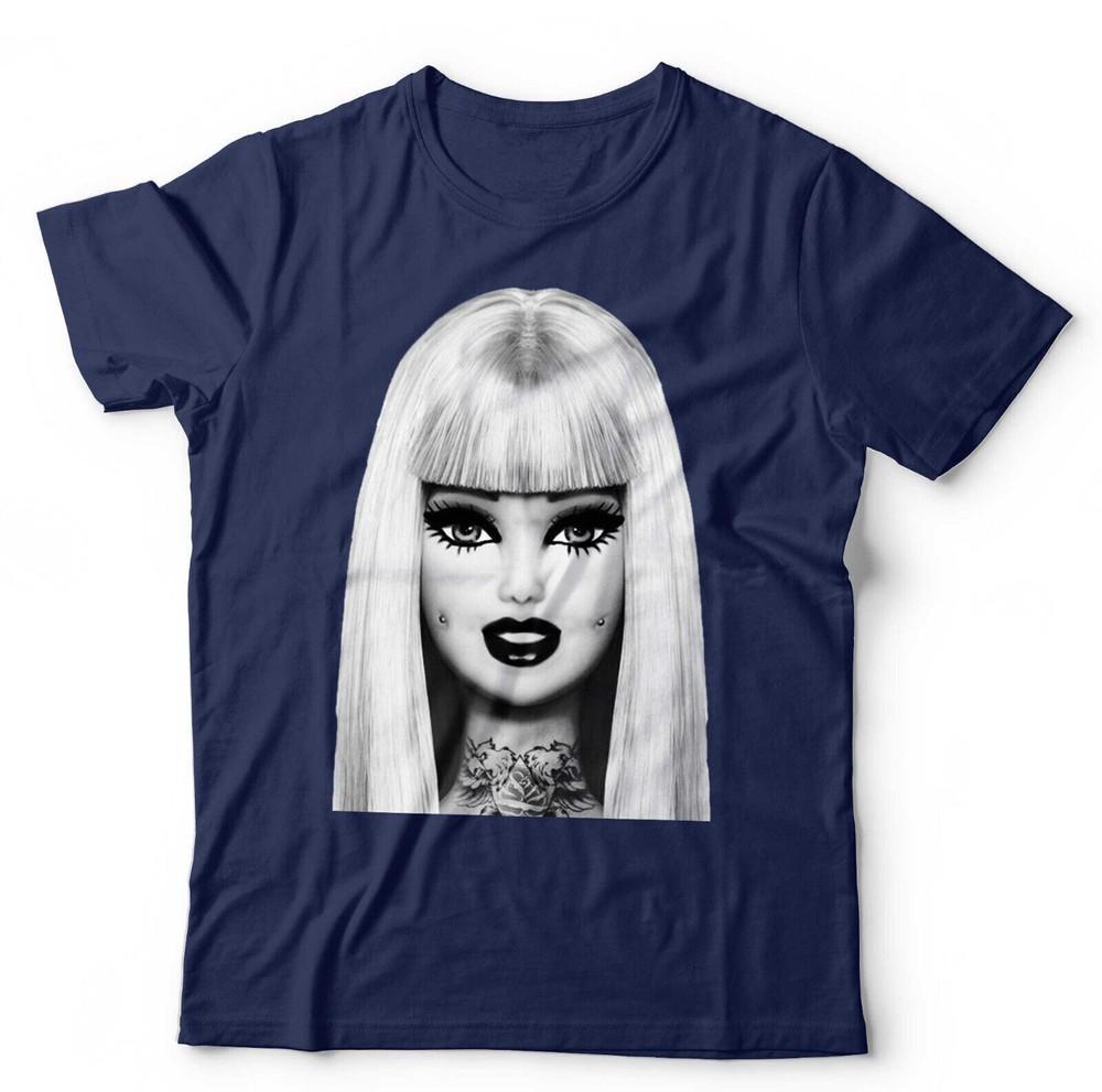 Barbie Tshirt Piercing Punk Unisex Kids Rock Alternative Emo Goth Funny Movie S