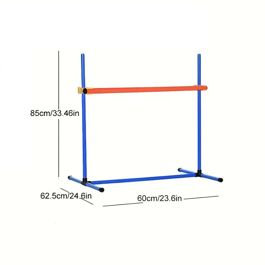 Dog Agility Competition Jump Poles & Hoops - Training Equipment & Pet Supplies