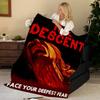 Movie T-The D-Descent Throw Flannel Blanket, Soft Warm, Durable & Washable cute Cool