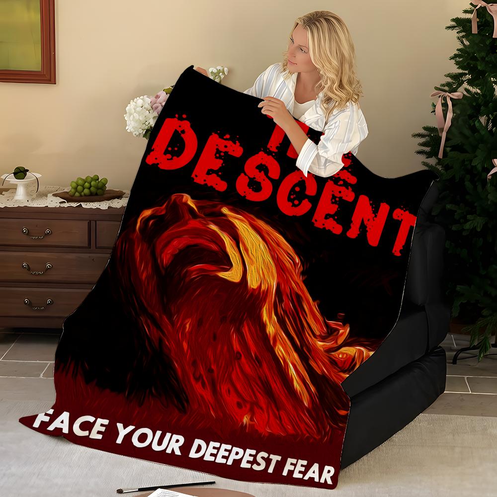 Movie T-The D-Descent Throw Flannel Blanket, Soft Warm, Durable & Washable cute Cool
