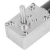   Geared Motor Small 18W Large Torsion Reversible   Worm Speed Reduction Motor with Self Locking  12V
