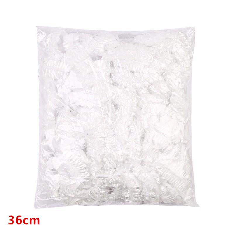 

100 шт. Одноразовая пищевая пленка Стрейч-пленка Пищевой пакет для хранения фруктов и овощей Эластичный пластиковый пакет Кухонный пакет для сохранения свежести 36CM прозрачный