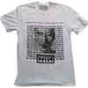 Men's Nine Inch Nails Head Like A Hole T-shirt Large White