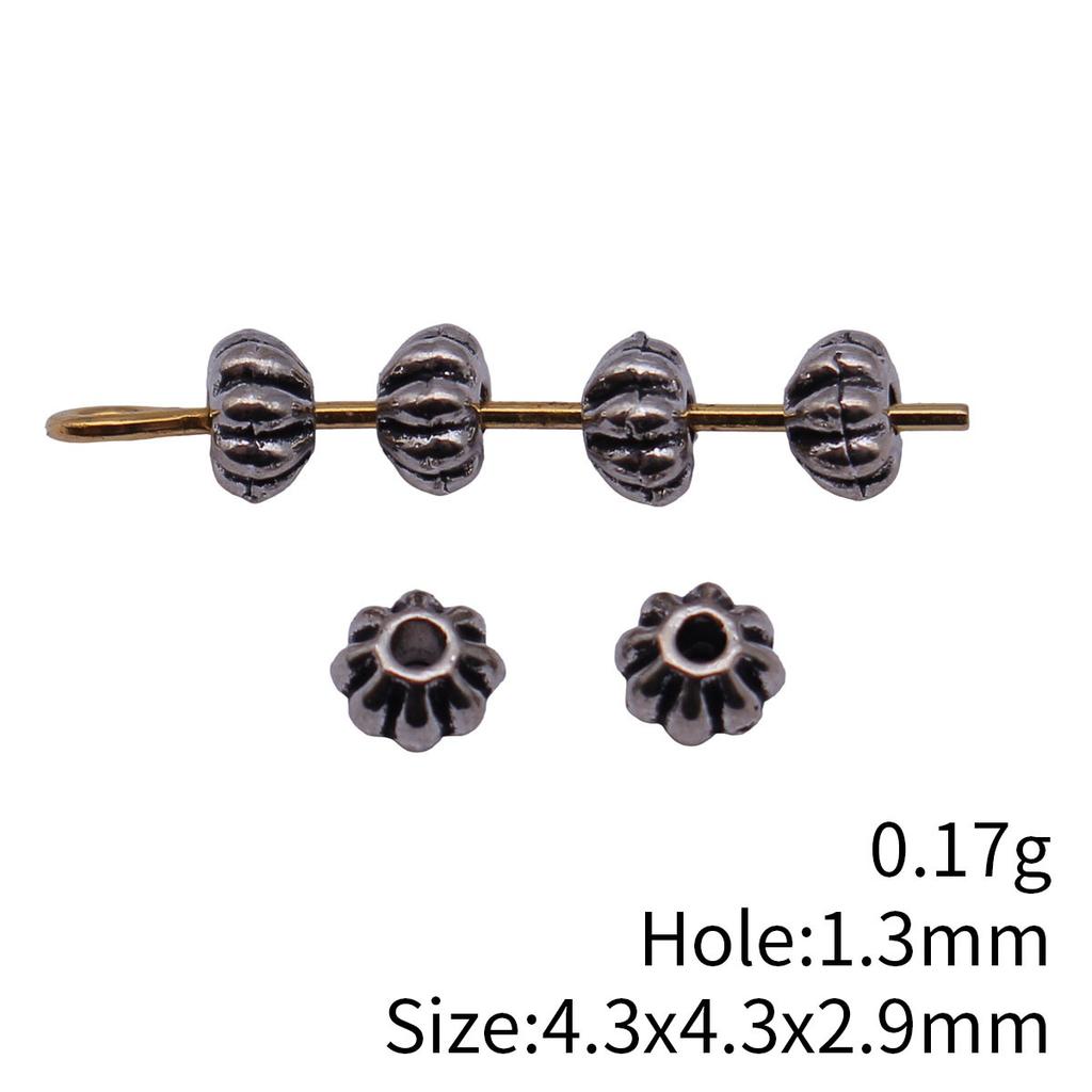 Small Hole Vintage Alloy Gear Spacer Beads Metal Loose Beads DIY Bracelet Necklace Jewelry Making Findings Accessories