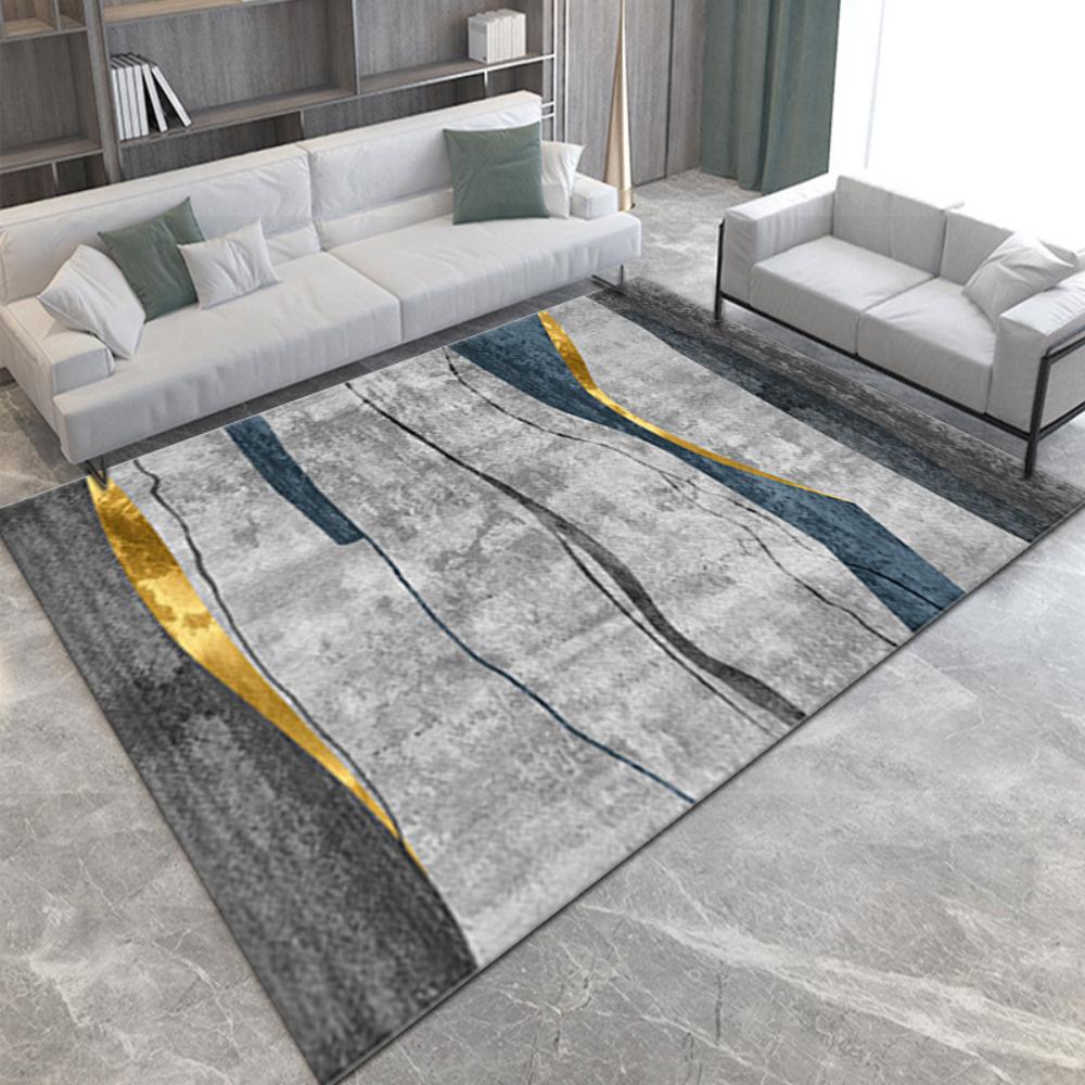 VIKAMA Light Luxury Style Carpet Floor Mat, Bedroom Bed Fully Covered With Carpet, Home Decoration, Living Room Sofa Carpet