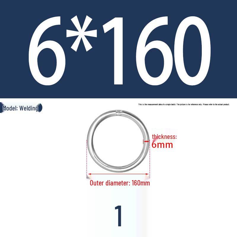 304 Stainless Steel Seamless O-Ring for Lifting and Hammock Yoga Connection