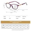 Women Reading Glasses Multifocal Anti-blue Light Women Fashion Progressive Eyeglasses Prescription Glasses Diopter +1.0 To +4.0