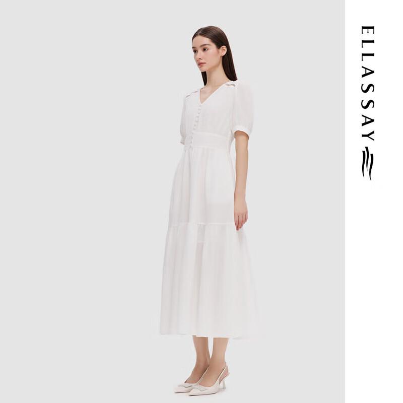 ELLASSAY French Gentle Short Sleeve Dress EWD352Y05000