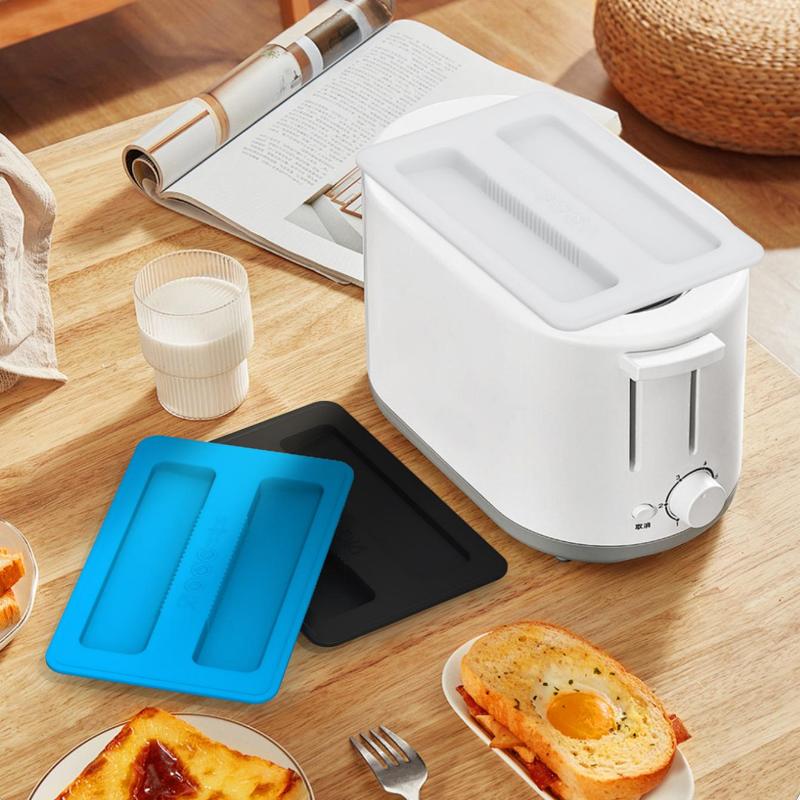 Silikon Toaster Staubschutzhülle Frühstücksmaschine Staubdichte Abdeckung Toaster Oberdeckel Schützt Küchenutensilien vor Staub Spritzern Insekten