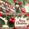 Christmas Decoration Banner Snowflake Pattern Celebration Banner Christmas Party Banner Pine Branch For Family Gathering Indoor