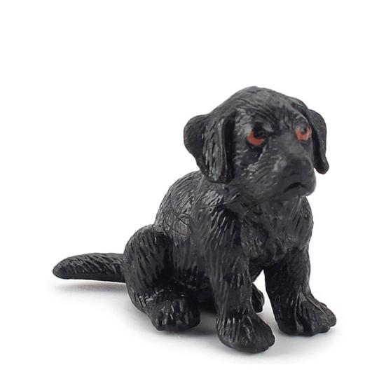 Dog Model Smell-less Solid PVC Realistic Dog Figure for Home