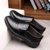 Leather shoes men's summer casual cowhide soft-soled suit shoes hollow breathable men's foot shoes 2025
