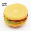 Jouet à mâcher Burger réaliste 2PCS Chien Siffleur Forme Vinyle Non Toxique Animaux de compagnie Jeu Interactif pour le Nettoyage des Dents et l'Activité