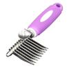 Deshedding Tool for Pets Gentle Pet Grooming Tool Dematting Fur Rake Comb for Dogs Cats Stainless Steel Shedding Brush for Fur