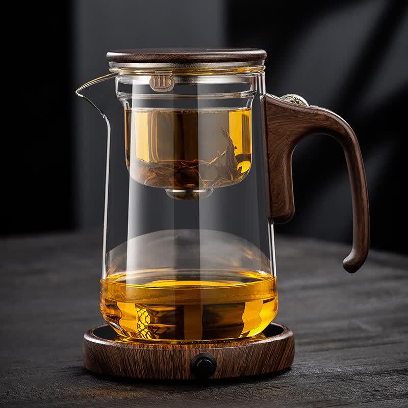 Magnetic Infuser Heat-Resistant Glass Tea Pot