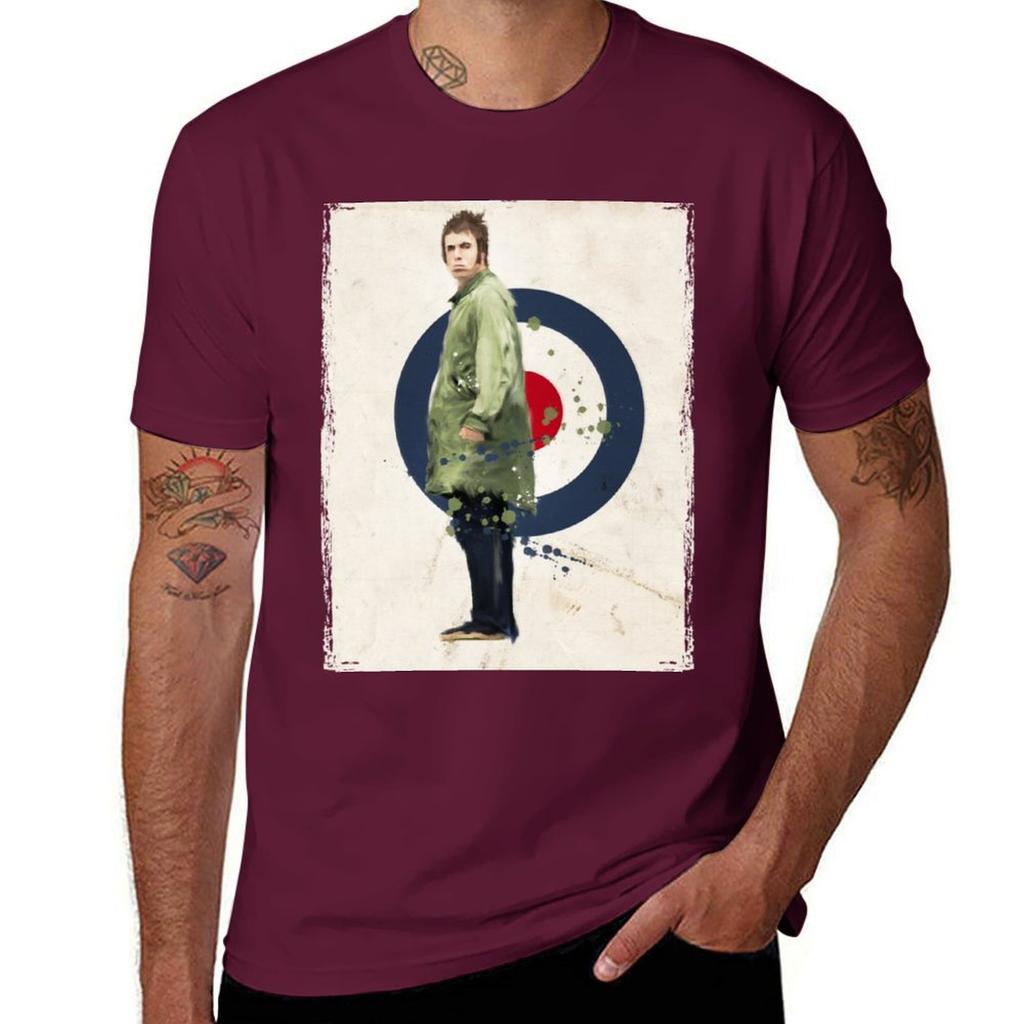 Liam gallagher klassische Kunst T-Shirt Sweat neue Ausgabe Herren Grafik-T-Shirts Anime