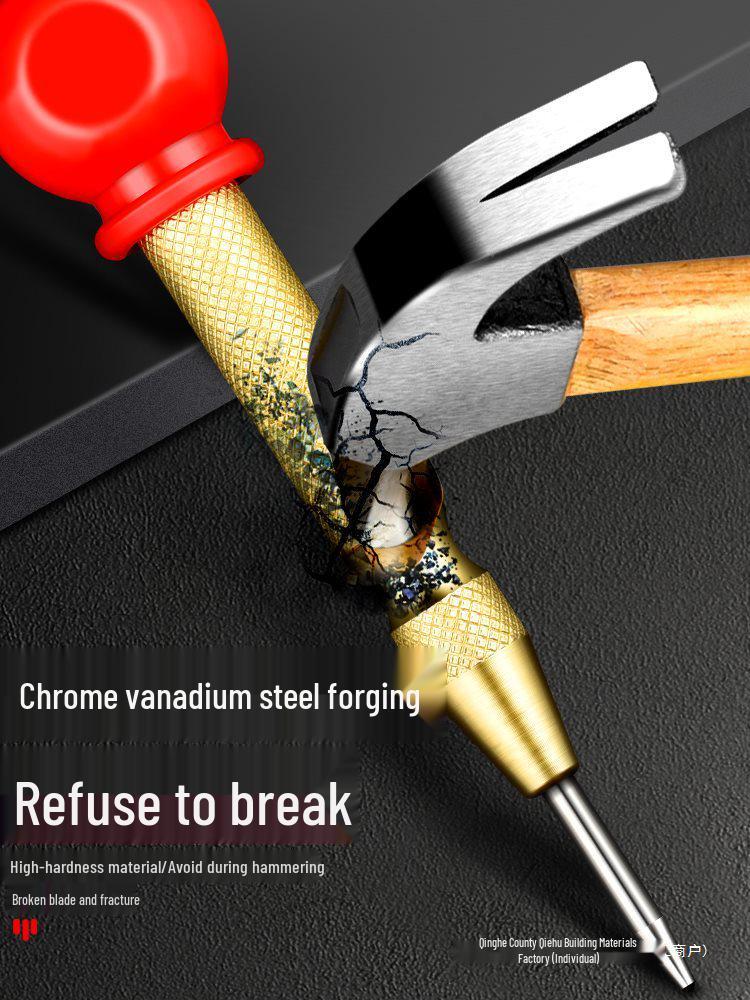 High Hardness Automatic Center Punch Awl Drill Bit Hole Locator