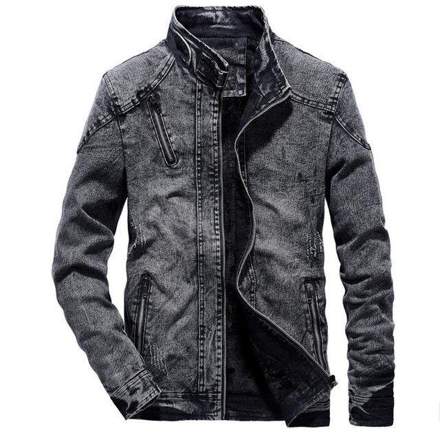 Denim Jacket Men Autumn Fashion Jeans Jacket Coat Male Slim Fit Casual Coats Outwear Jacket And Coat