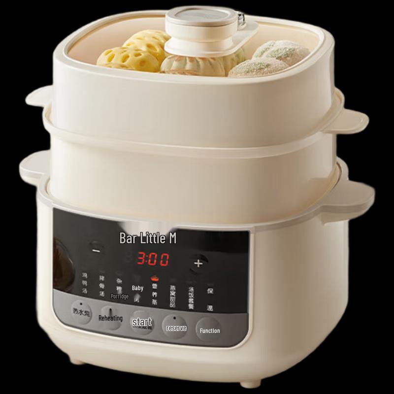 Bear Electric Double Stew Pot CN plug (adapter included)