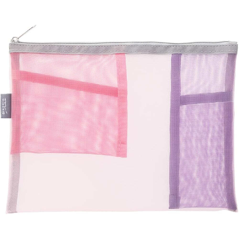 Midori Pouch Pen Case Pen & Tool Pouch, Mesh Pink 53346006