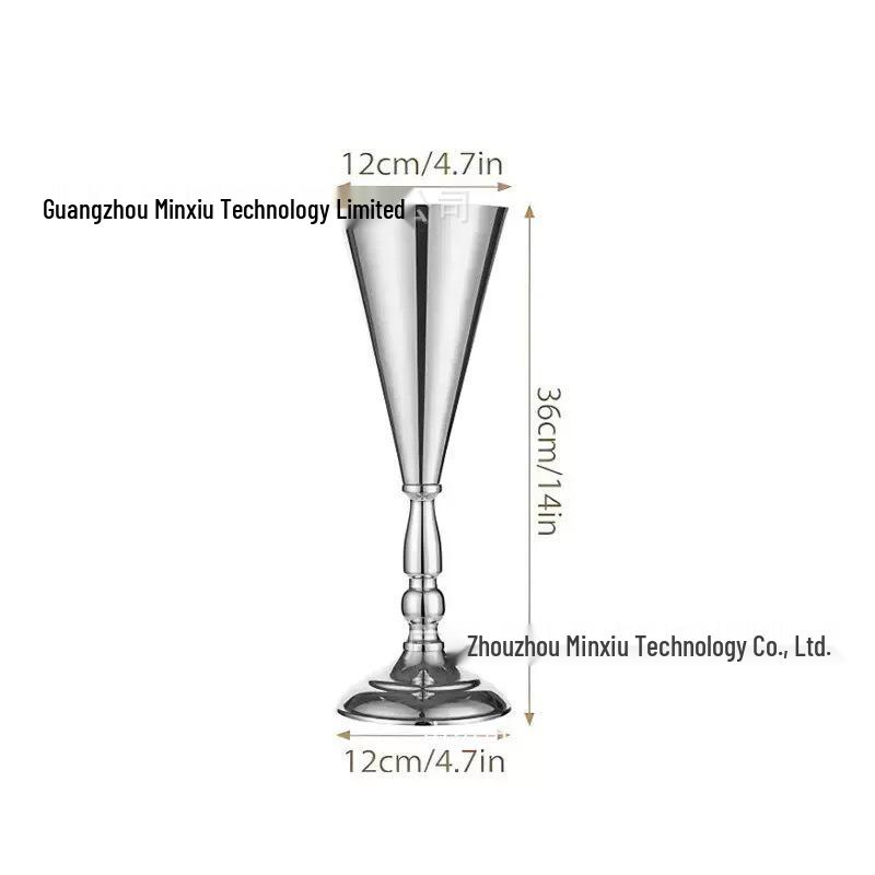 Gold Trophy Wedding Table Centerpiece and Decoration Props