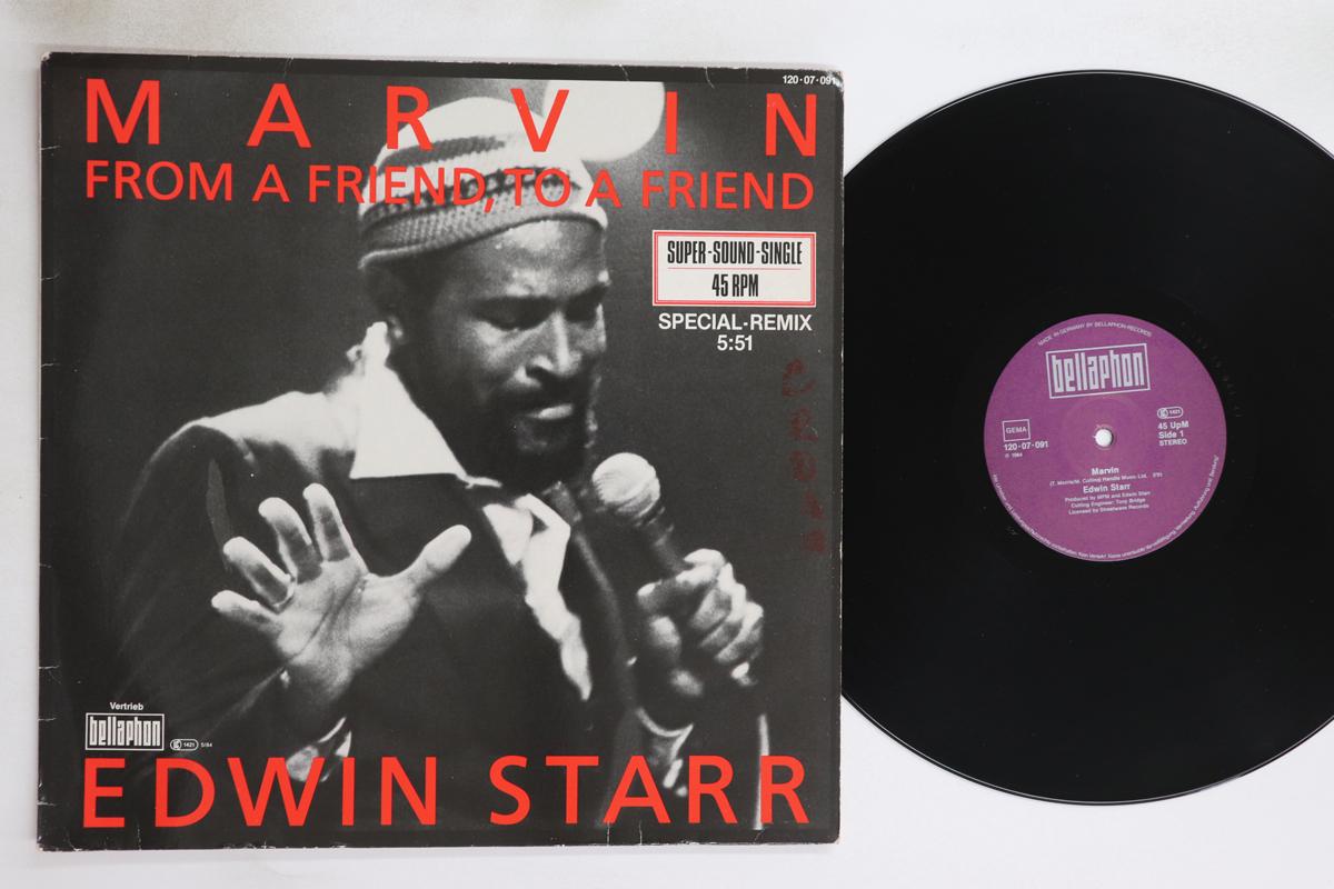 

LP Record EDWIN STARR - Marvin 12007091 BELLAPHON 1984 Germany Soul/Funk Used