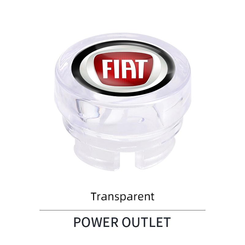 Car Cigarette Lighter Protective Cover Dust Plug Interior A Accessories For FIAT Abarth 500 Tipo  Punto Ducato Stilo Palio Bravo